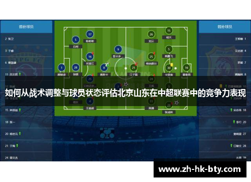 如何从战术调整与球员状态评估北京山东在中超联赛中的竞争力表现 如何从战术调整与球员状态评估北京山东在中超联赛中的竞争力表现