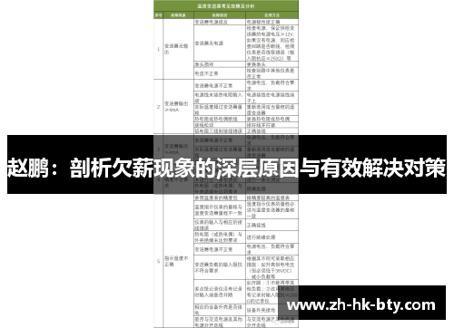 赵鹏:剖析欠薪现象的深层原因与有效解决对策 赵鹏:剖析欠薪现象的深层原因与有效解决对策